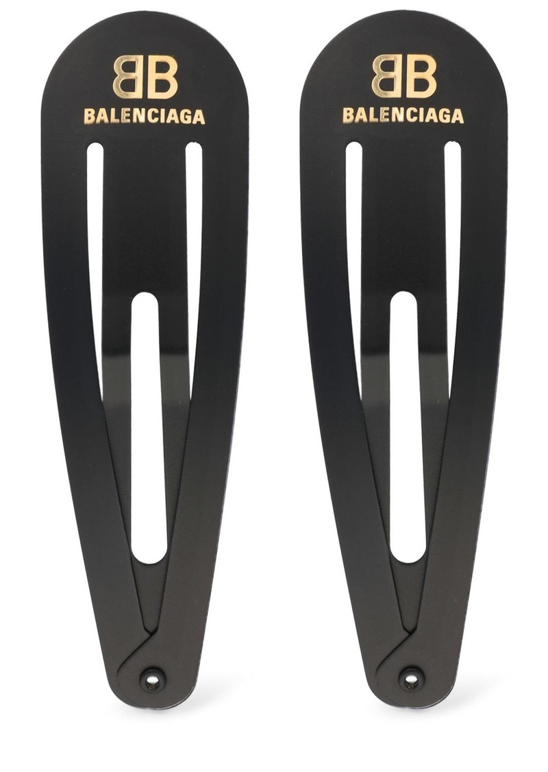 Balenciaga Set Of 2 Holli Hair Clips