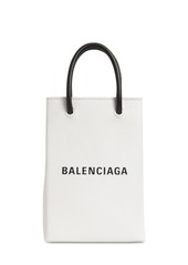 Balenciaga Shopping Leather Phone Holder