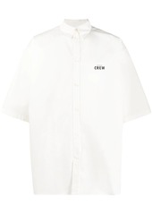 Balenciaga short sleeve cotton shirt