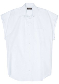 Balenciaga sleeveless button-up shirt