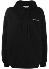 Balenciaga slogan-print oversized hoodie