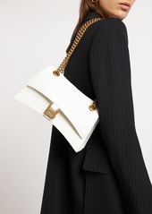 Balenciaga Small Crush Chain Embossed Leather Bag