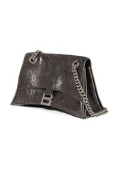 Balenciaga Small Crush Leather Chain Bag