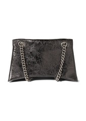 Balenciaga Small Crush Leather Chain Bag