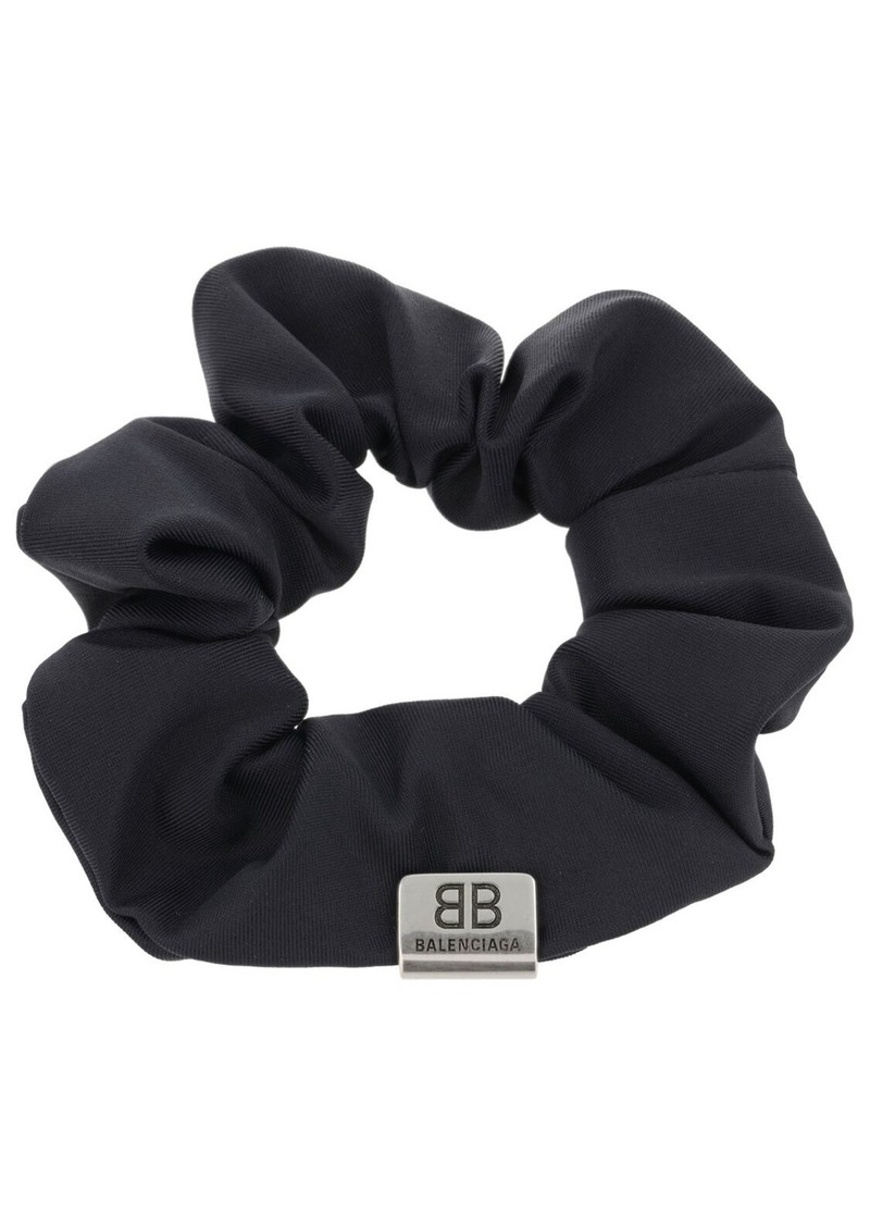 Balenciaga Small Holli Nylon Blend Scrunchie