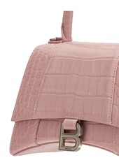 Balenciaga Small Hourglass Embossed Leather Bag