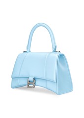 Balenciaga Small Hourglass Leather Top Handle Bag