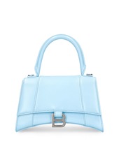 Balenciaga Small Hourglass Leather Top Handle Bag