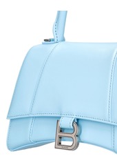 Balenciaga Small Hourglass Leather Top Handle Bag