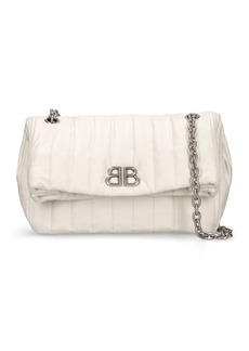 Balenciaga Small Monaco Quilted Leather Chain Bag