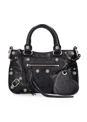 Balenciaga Small Neo Cagole Leather Shoulder Bag