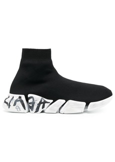 Balenciaga Speed 2.0 graffiti sneakers