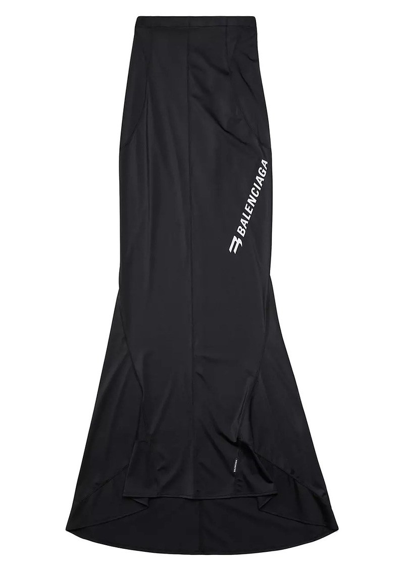 Balenciaga Sporty B Activewear Mermaid Skirt