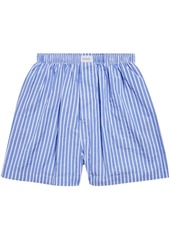 Balenciaga striped cotton shorts