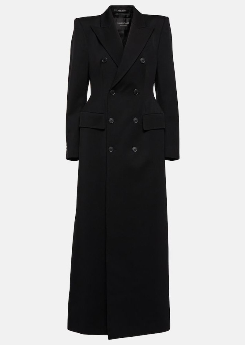 Balenciaga Structured double-breasted wool coat