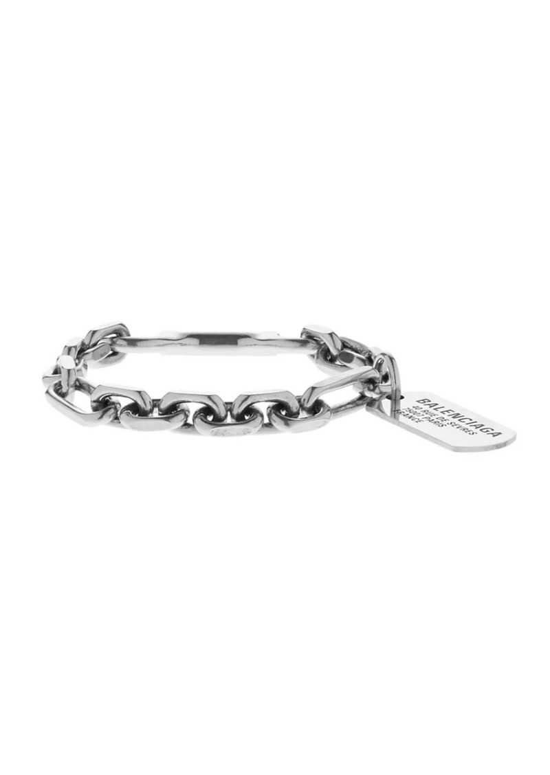 Balenciaga Tags Carabiner Bracelet