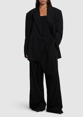 Balenciaga Tailored Fluid Poplin Pants