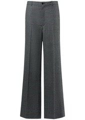 Balenciaga Tailored Wool Regular Fit Pants