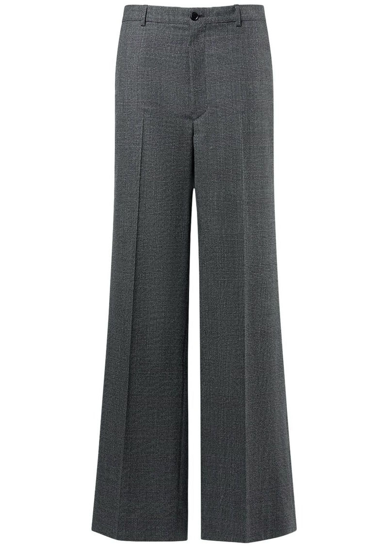 Balenciaga Tailored Wool Regular Fit Pants