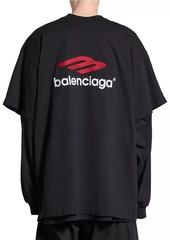 Balenciaga Tape Type Double Front T-Shirt Oversized