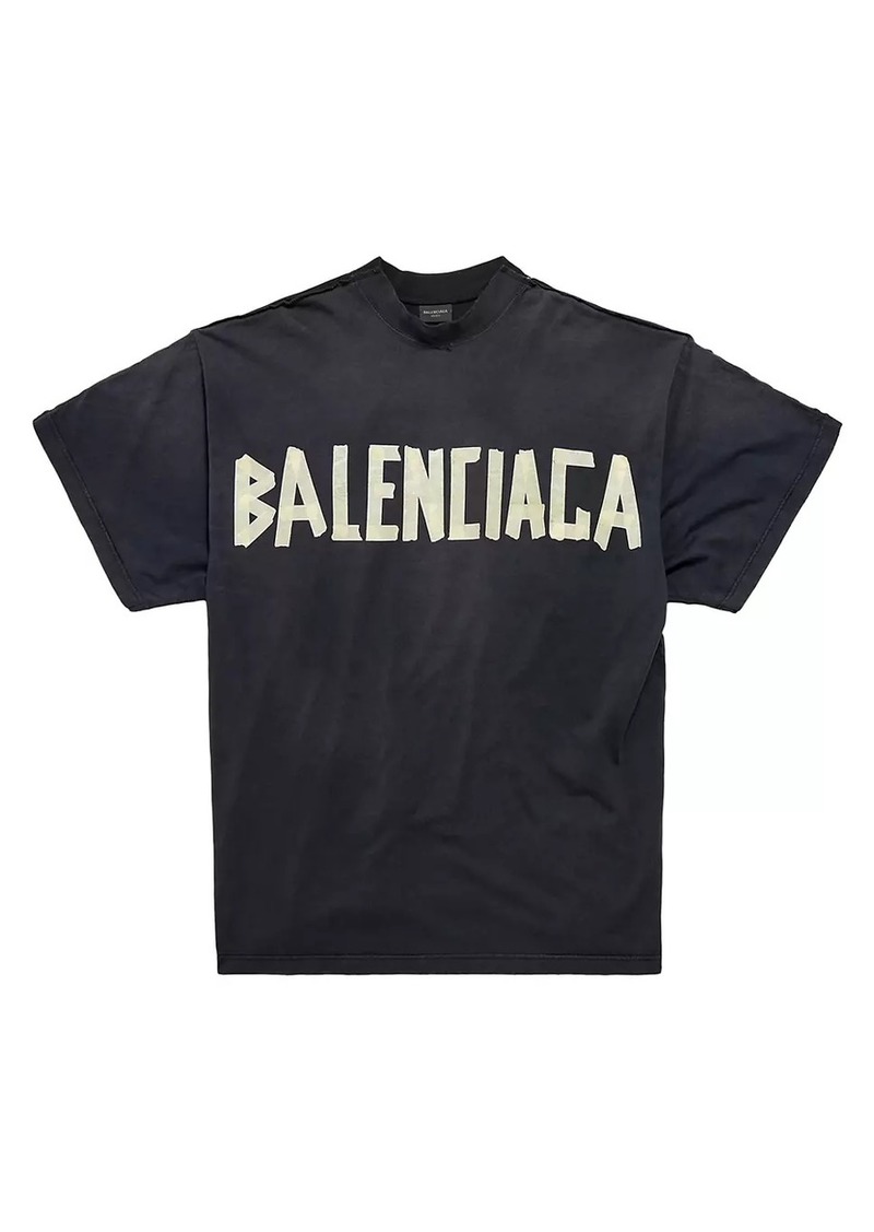 Balenciaga Tape Type Double Front T-Shirt Oversized