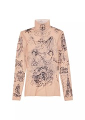 Balenciaga Tat Long Sleeve Top