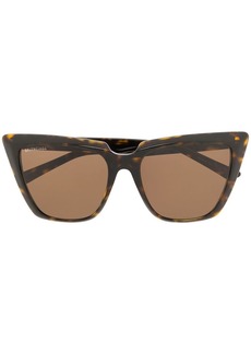 Balenciaga tortoiseshell cat-eye frame sunglasses
