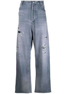 Balenciaga Trompe L'oeil wide-leg jeans