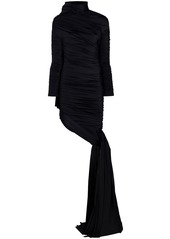 Balenciaga Twisted Knots ruched draped dress