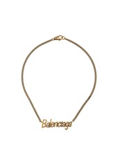 Balenciaga Typo chain necklace