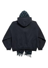 Balenciaga Unity Sports Icon Scarf Zip-Up Hoodie Oversized