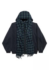 Balenciaga Unity Sports Icon Scarf Zip-Up Hoodie Oversized