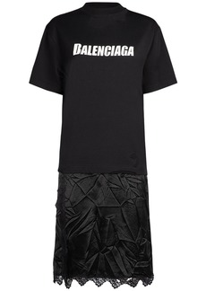 Balenciaga Vintage Jersey Mini T-shirt Slip Dress