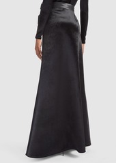 Balenciaga Viscose Blend A-line Maxi Skirt