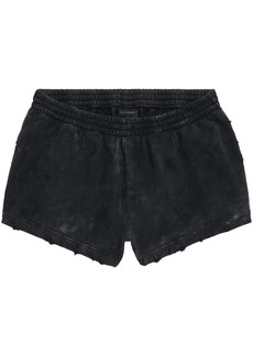 Balenciaga washed-effect running shorts