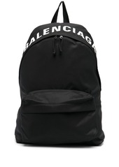 Balenciaga Wheel logo-print backpack
