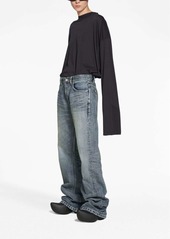 Balenciaga mid-rise wide-leg jeans