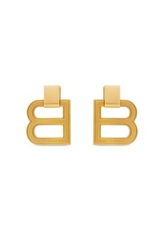 Balenciaga XL logo earrings