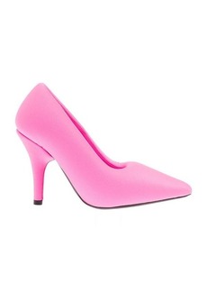 Balenciaga 'XL' Oversized Neon Pink Pump with Knife Heel in Spandex Woman