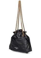 Balenciaga Xs Crush Leather Tote Bag
