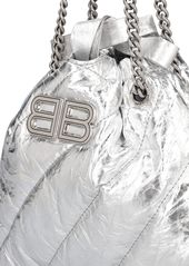 Balenciaga Xs Crush Quilted Leather Tote Bag
