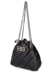 Balenciaga Xs Crush Quilted Leather Tote Bag