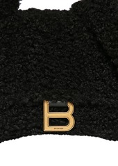 Balenciaga Xs Furry Hourglass Top Handle Bag