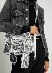 Balenciaga Xs Neo Cagole Leather Shoulder Bag