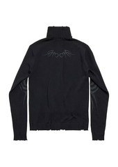 Balenciaga Y2K Zip-Up Cardigan