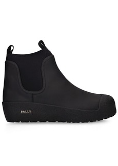 Bally 30mm Gadey Rubberized Leather Boots
