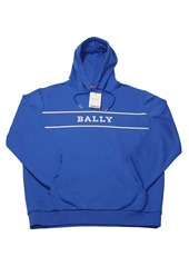 Bally 6240606 Unisex Blue Hooded Sweatshirt