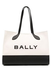BALLY Bar Keep On cotton tote bag