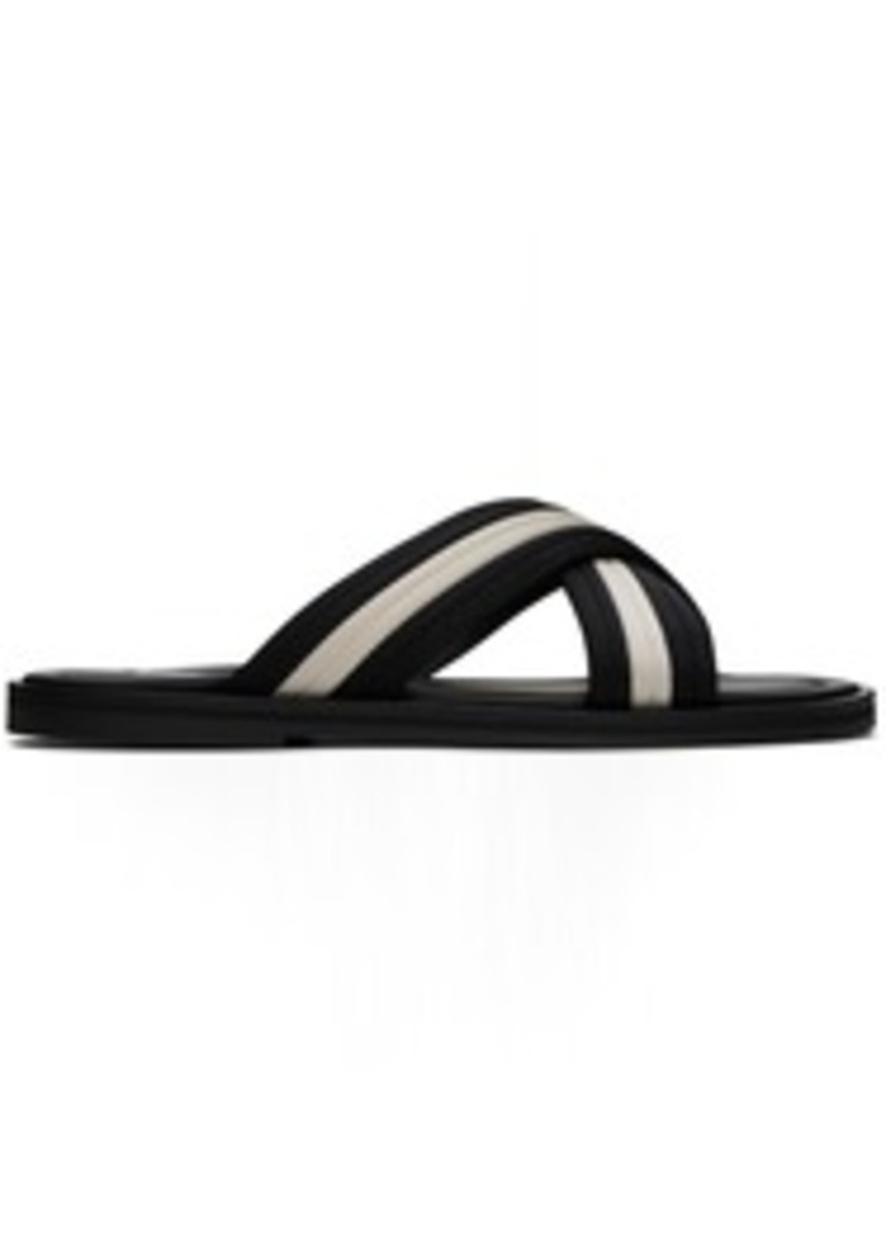 Bally Black & White Gyllu Sandals