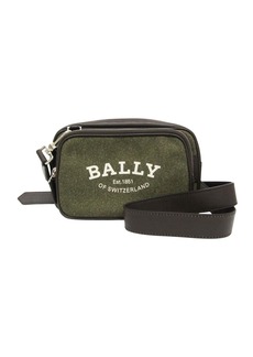 Bally Canvas Shoulder Bag (Pre-Owned)